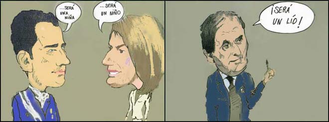 Principes de Asturias. Será Niña ... Será Niño