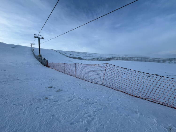 Pistas centrales en La Covatilla