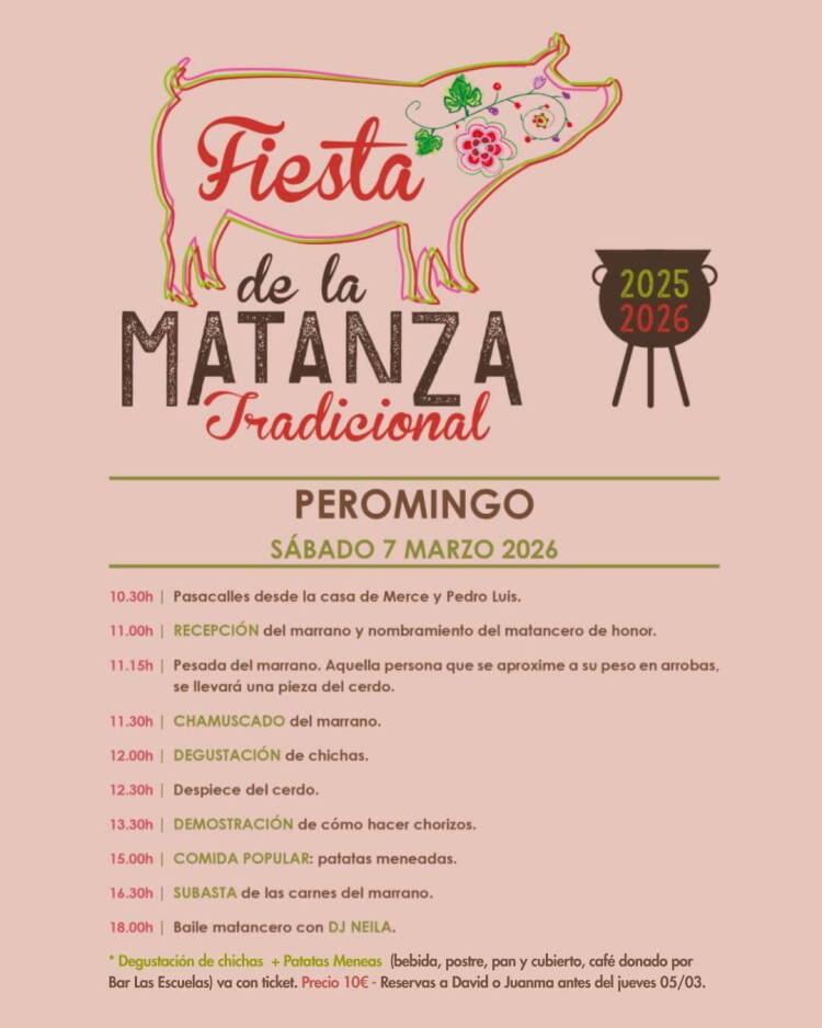Cartel Matanza Tradicional de Peromingo