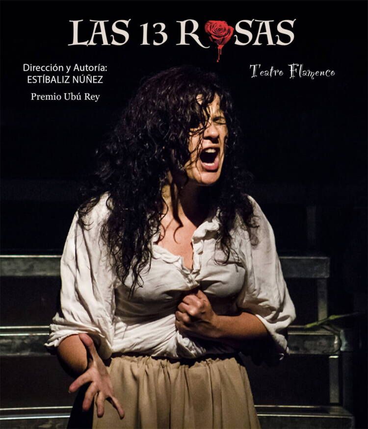 Cartel de la obra Las 13 Rosas en el Teatro Cervantes de Béjar el 21 de marzo de 2026 dentro de la programación cultural