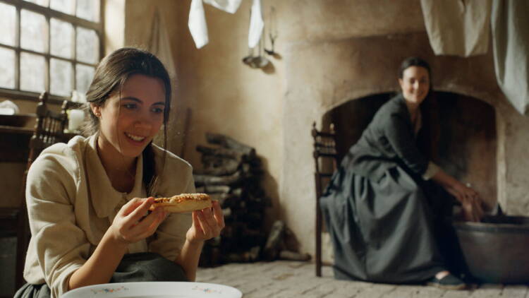 Escena de la película Las locas del Obelisco con ambientación histórica del siglo XIX rodada parcialmente en Béjar