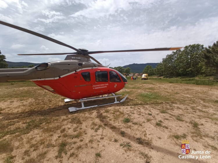 Helicóptero de Rescate de Protección Civil de la JCyL