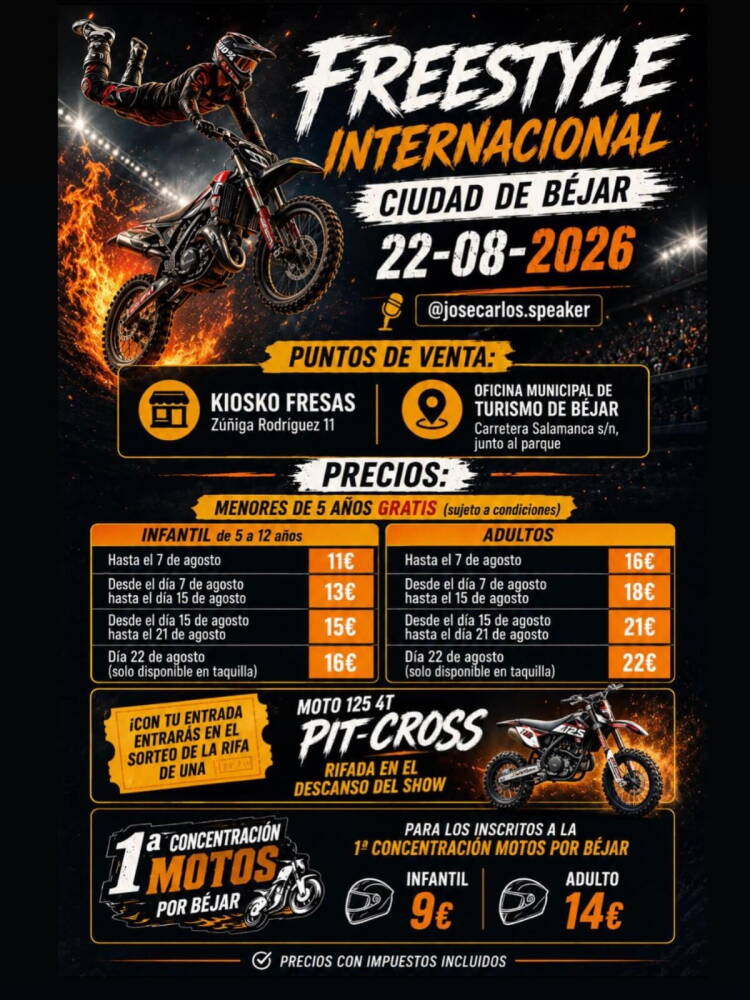 Cartel Freestyle Internacional de Béjar 2026