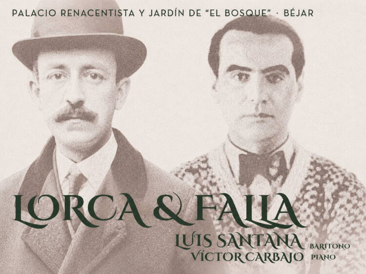 Cartel Lorca & Falla dentro del ciclo Vivir El Bosque 2026 en Béjar