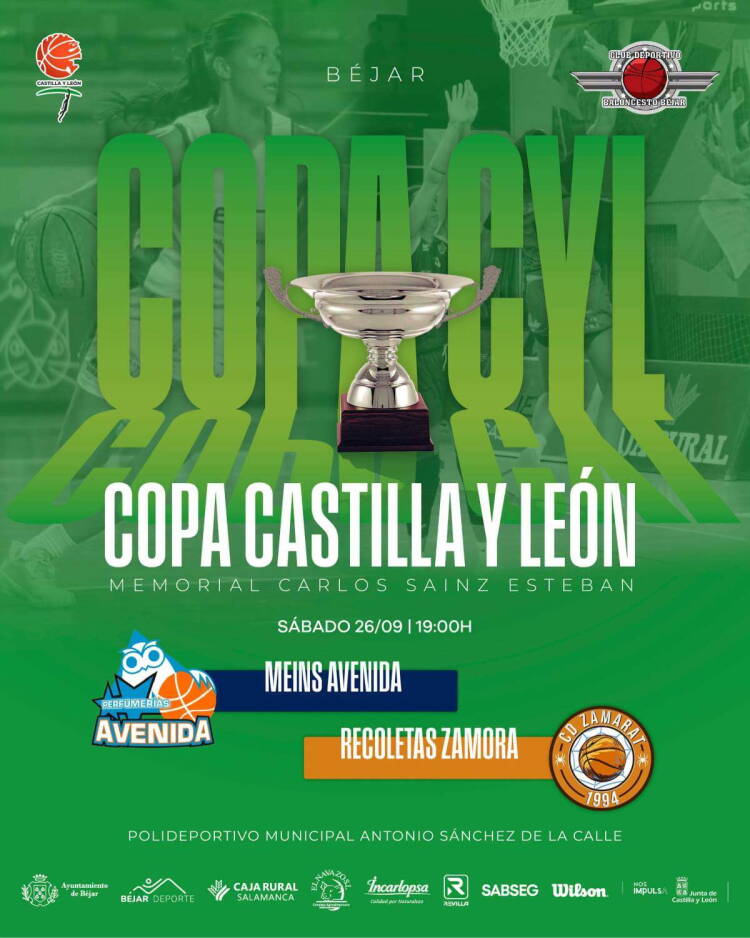 Cartel Final Copa de CyL de Baloncesto Femenino 2026