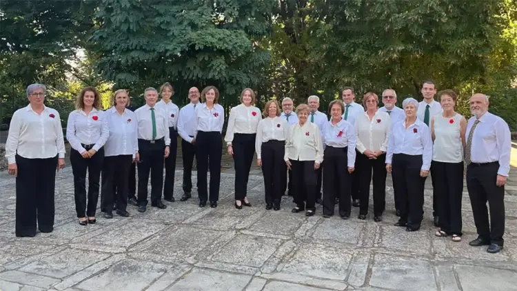 Miembros de la Coral de Béjar