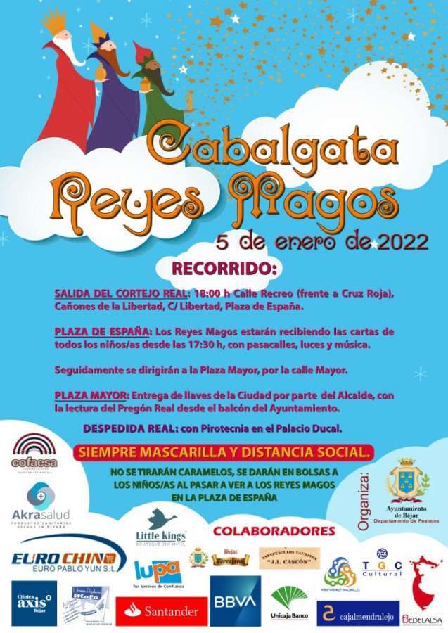 Cabalgata de Reyes Magos, Béjar