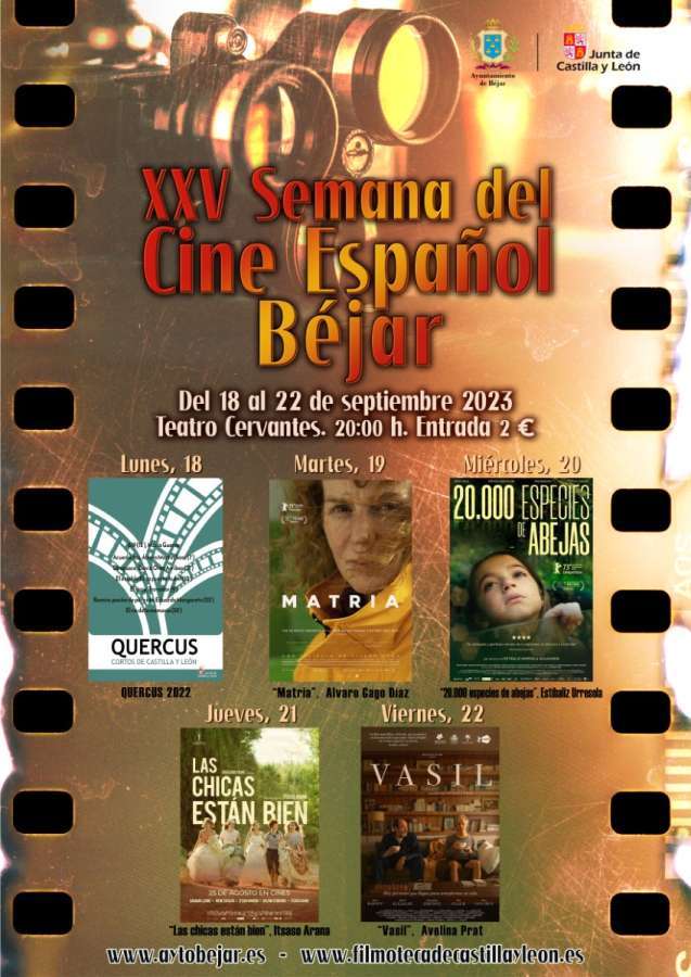 Cartel XXV Semana de Cine Español de Béjar
