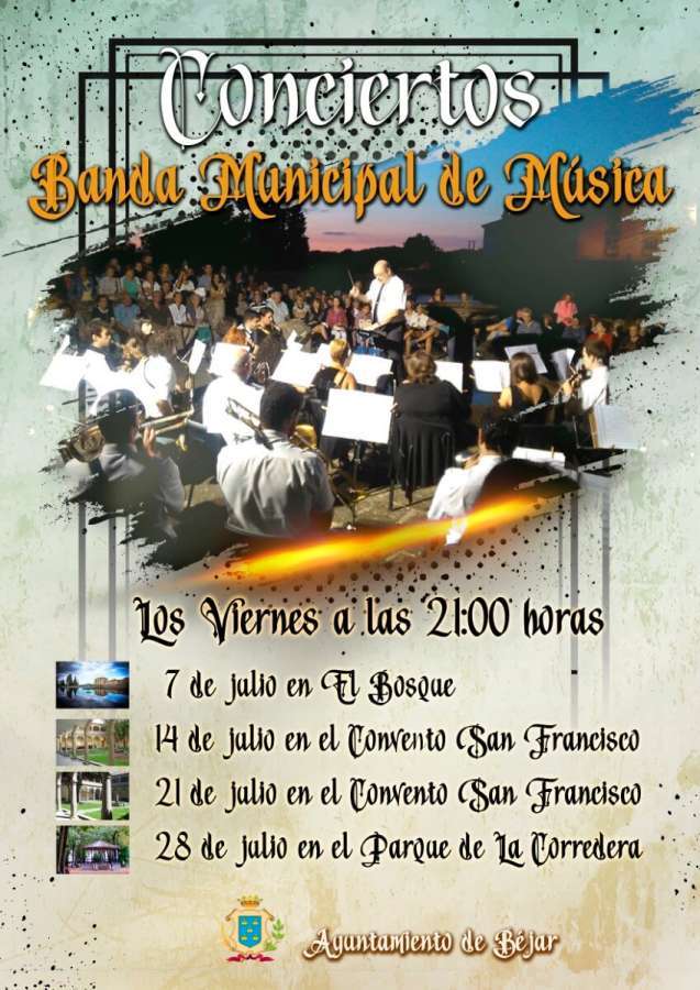 cartel Banda música de Béjar