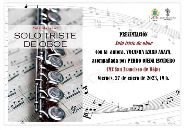 Cartel presentación Solo triste de oboe