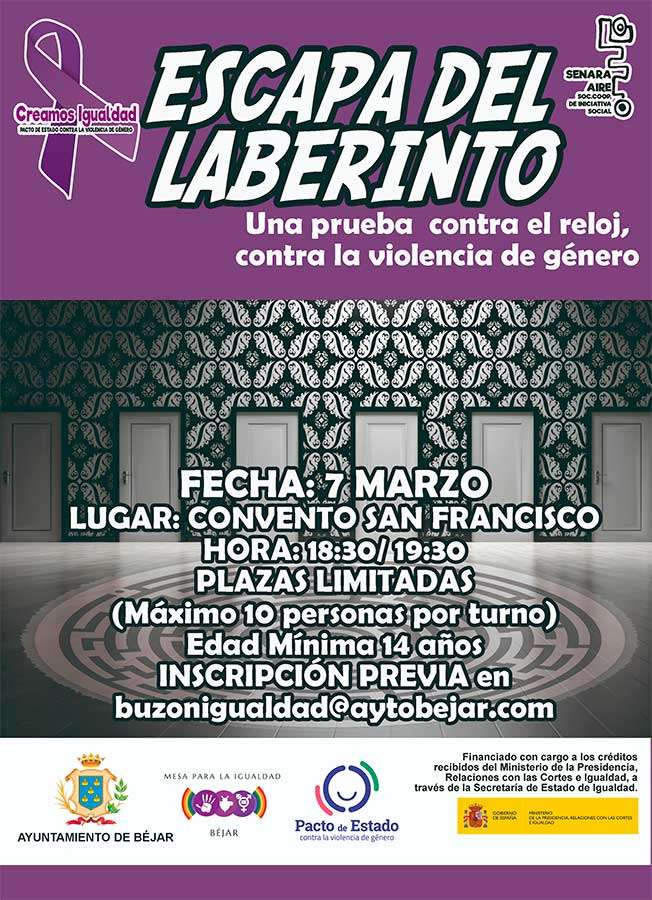 Cartel promocional de la actividad