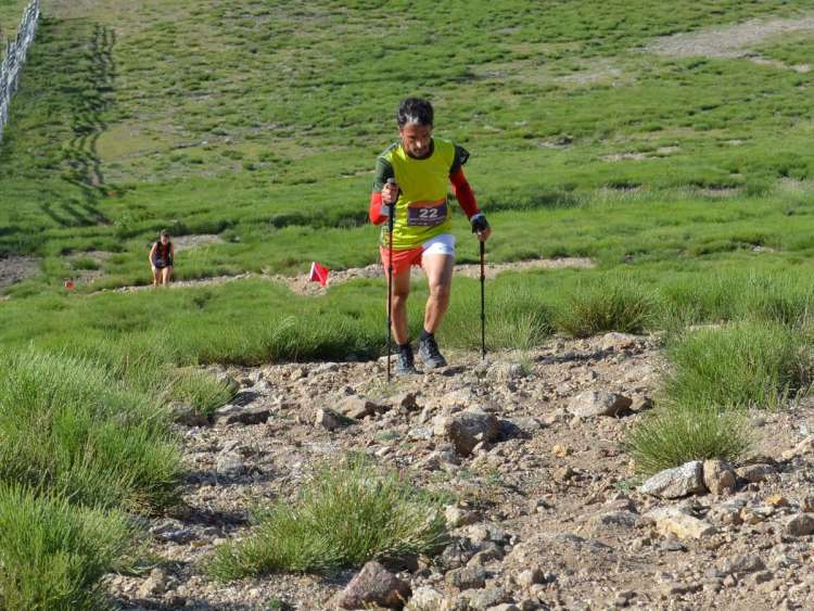 Un momento de la carrera 24 horas La Covatilla