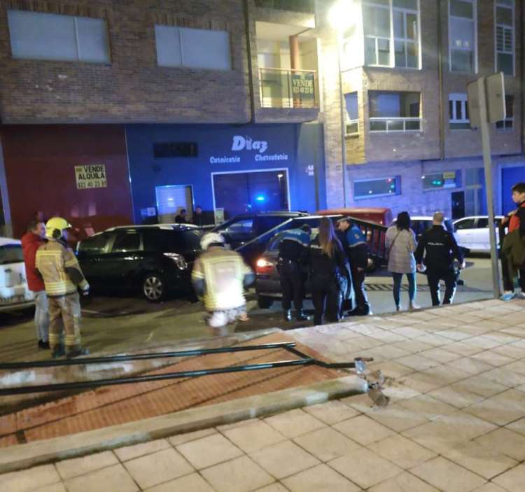 Accidente en Calle Ramiro Arroyo Recreo