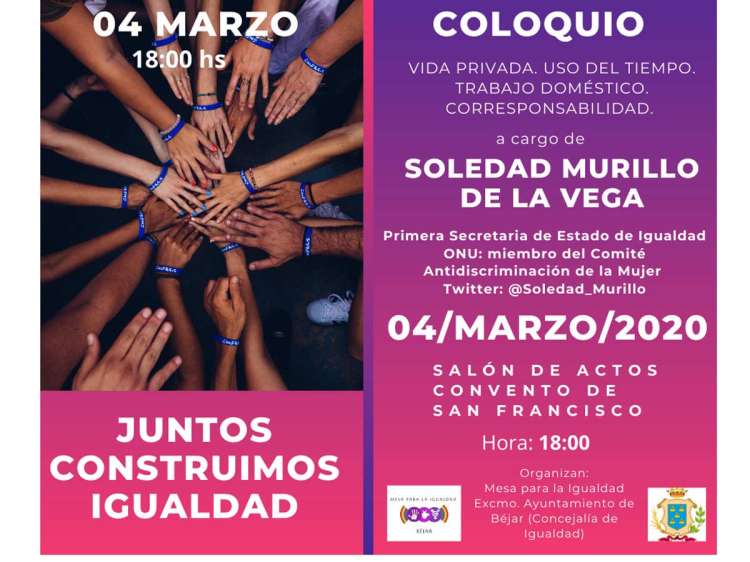 Cartel anunciador de la actividad