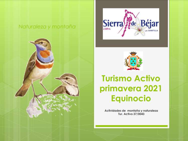 Portada del programa de actividades de primavera 2021 Equinocio
