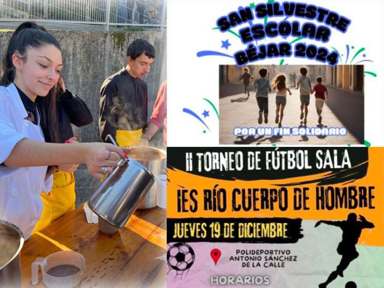 Composición actividades IES Río Cuerpo de Hombre, Béjar