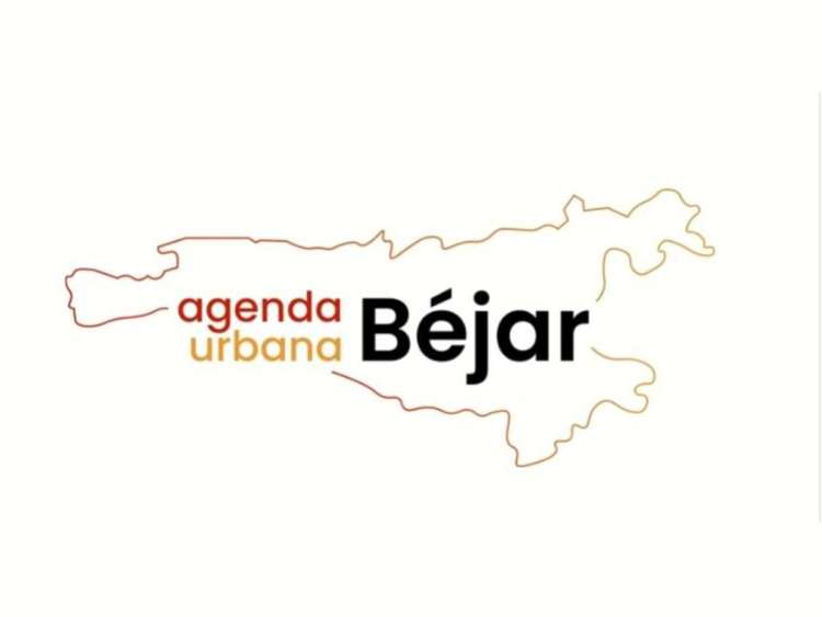 Grafico con el mapa de Béjar icono del espacio Agenda Urbana 