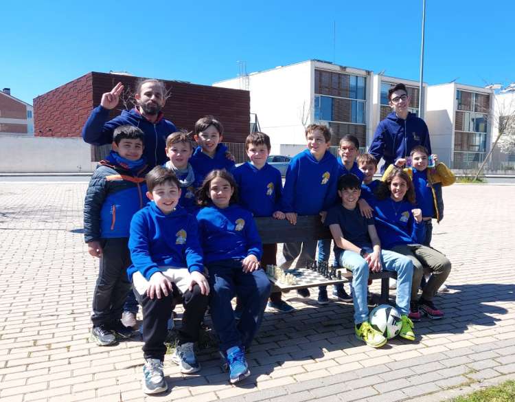 Equipo alevín de Ajedrez Béjar, campeones provinciales en los Juegos Escolares de Salamanca 2025