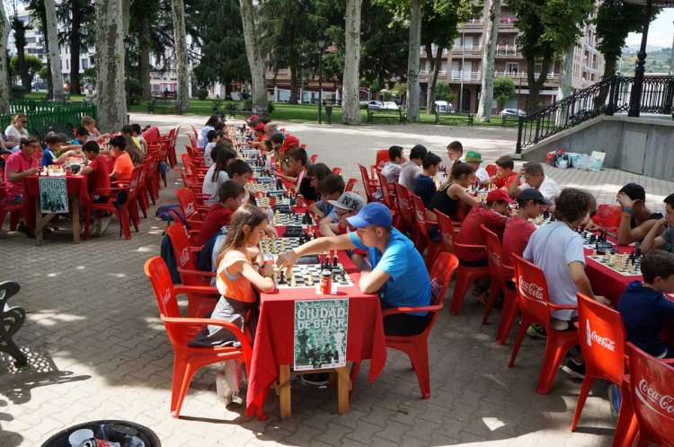 Participantes en el I Torneo de Ajedrez Ciudad de Béjar
