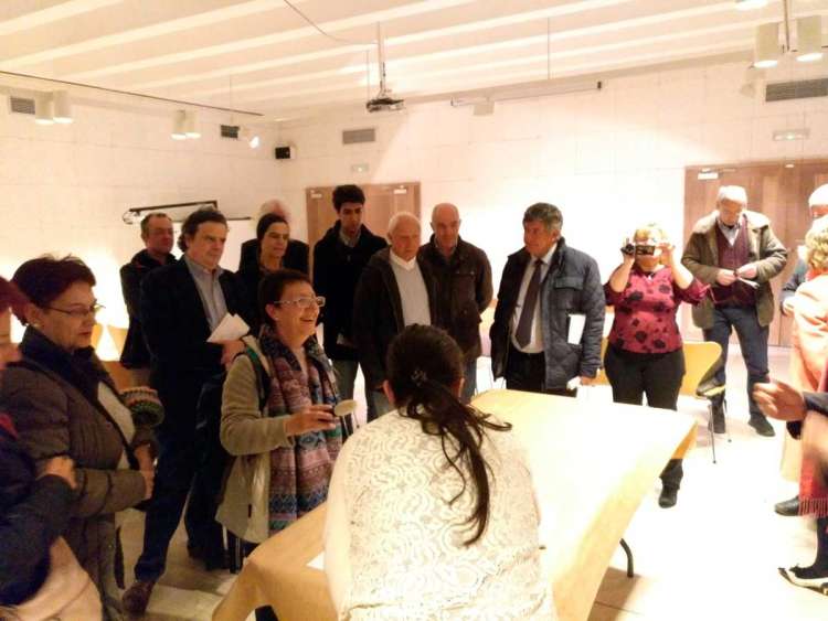 Inauguración de la muestra Jardines Suspendidos en la Casas de las Conchas, Salamanca
