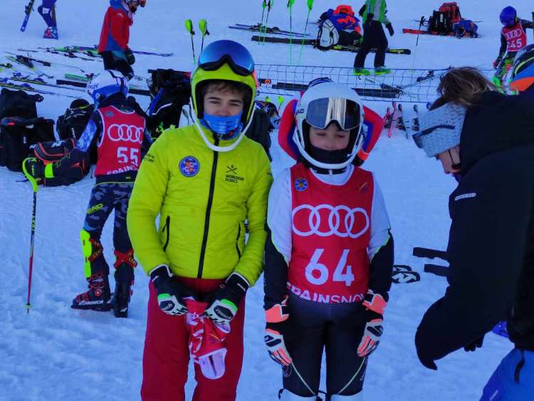 Alex y Carlos en Astún