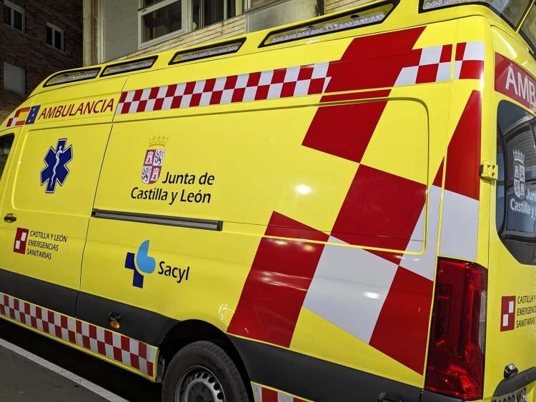Ambulancia de Sacyl utilizada en emergencias en Castilla y León