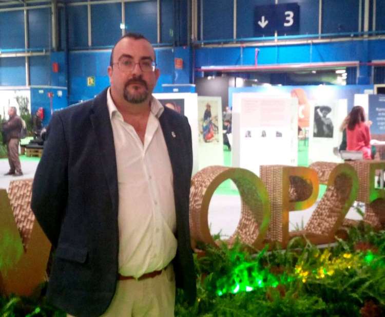 Jose angel Castellano en la COP 25