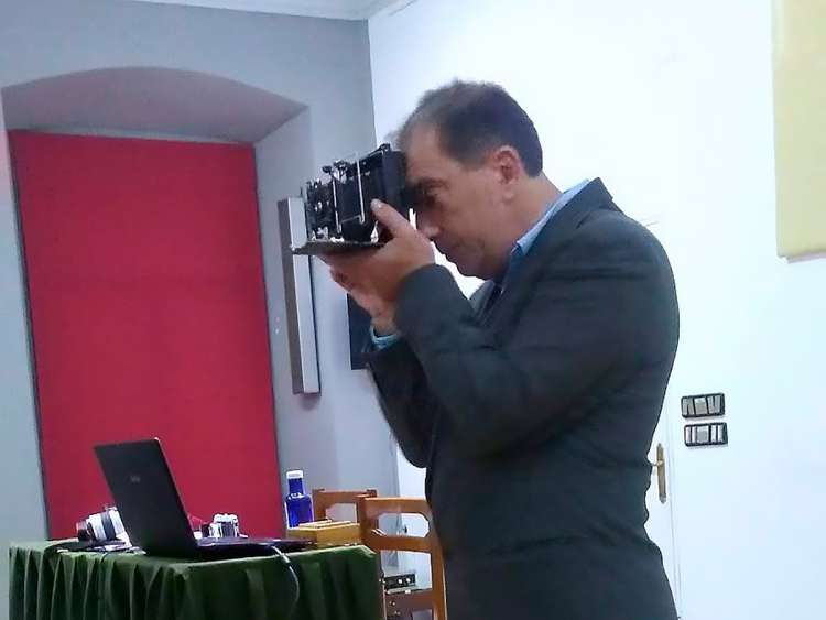 Angel Elices durante su ponencia en el Casino