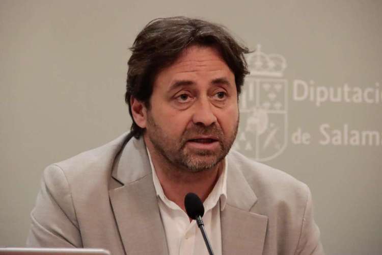 Antonio Cámara durante una rueda de prensa