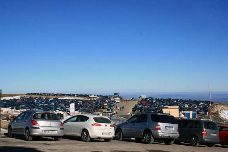 Aparcamiento de la Covatilla