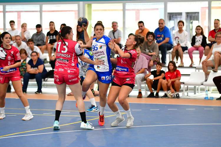 Instante del encuentro entre el Aula Alimentos de Valladolid y el Rodríguez Cleba