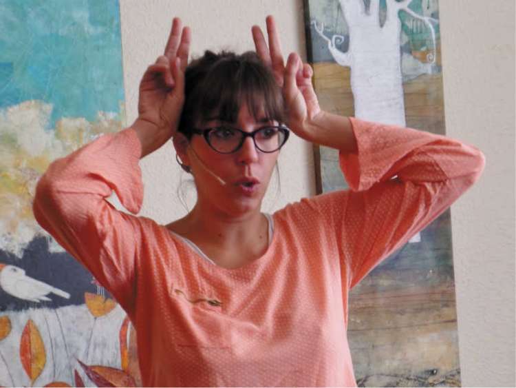 Aurora Maroto, cuentacuentos en Béjar