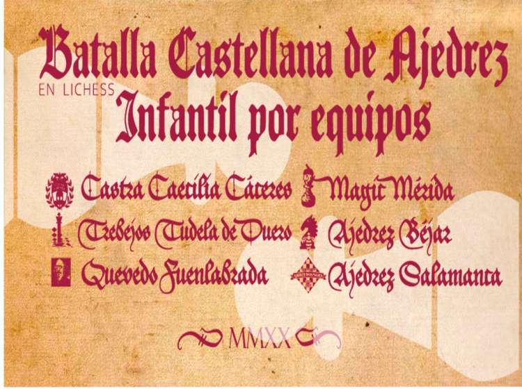 Cartel anunciador de la actividad