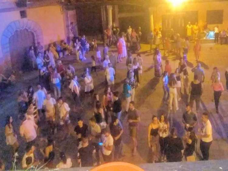 Batalla del vino en sotoserrano. Imagen Sotoserrano Digital