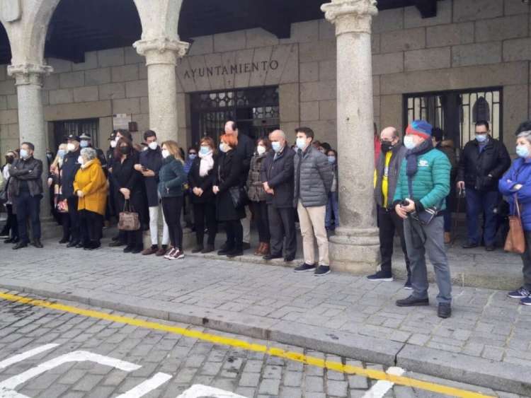 Concentración en apoyo a Ucrania en Béjar