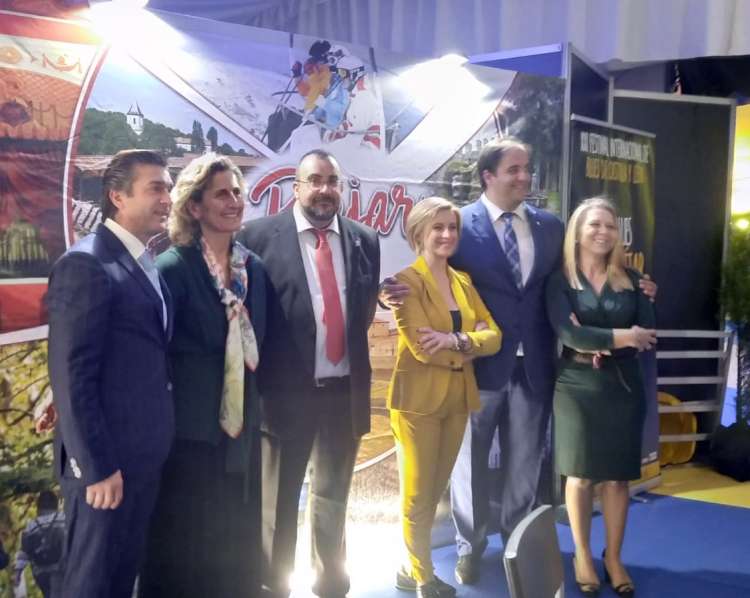 El concejal delegado Jose ángel Castellano durante la visita de autoridades