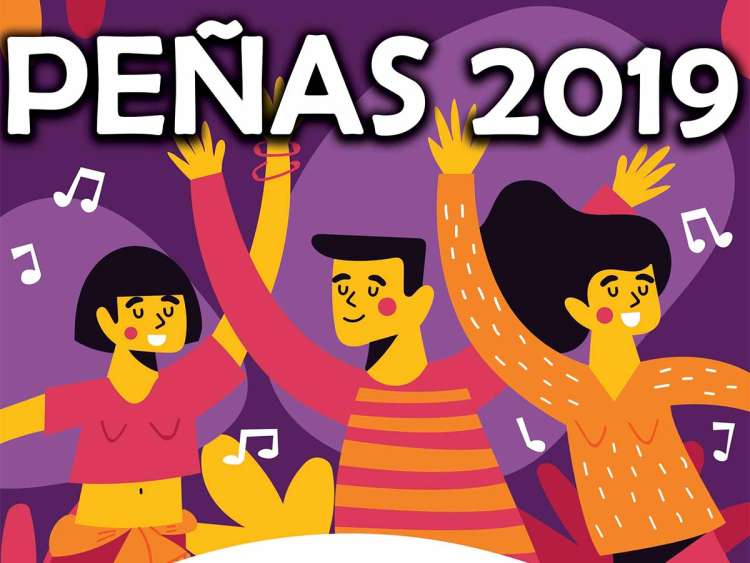 Cartel de las bases de ayuda a la peñas