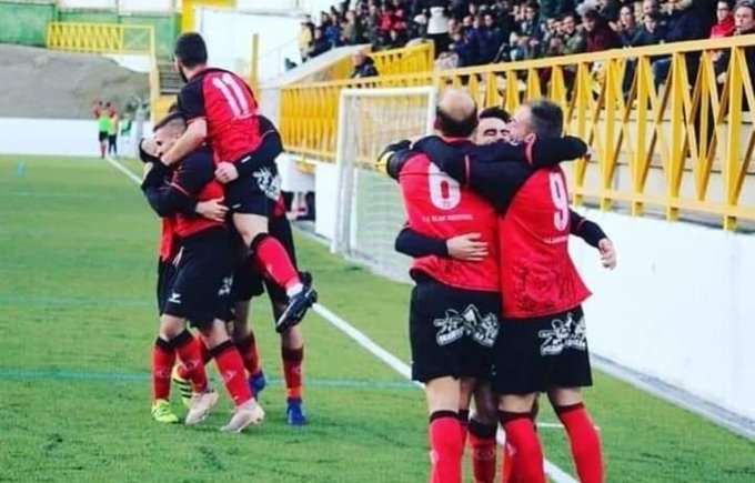 Jugadores del Béjar Industrial. Imagen Twitter del Club