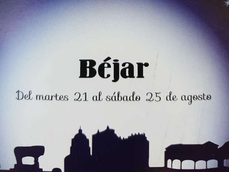 Vista parcial del cartel anunciador de la actividad