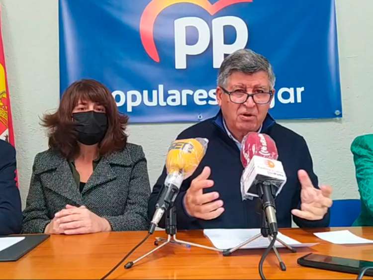 Béjar, rueda de prensa del Partido Popular