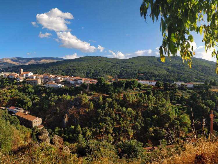 Vista parcial de Béjar desde el Ventorro Pelayo