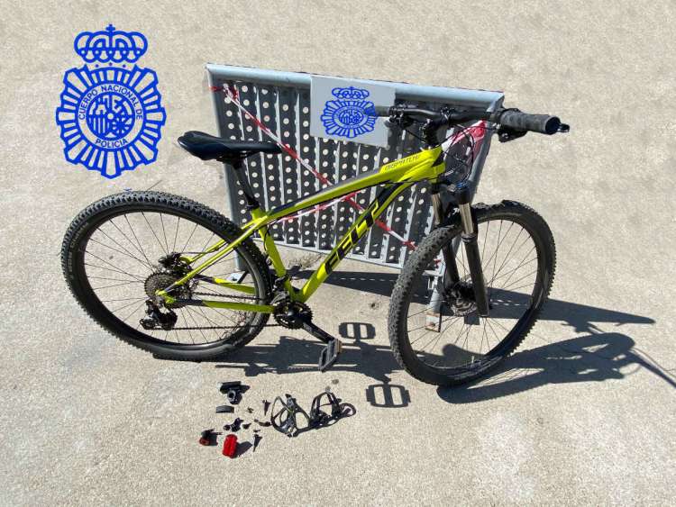 Bicicleta recuperada por la Policía