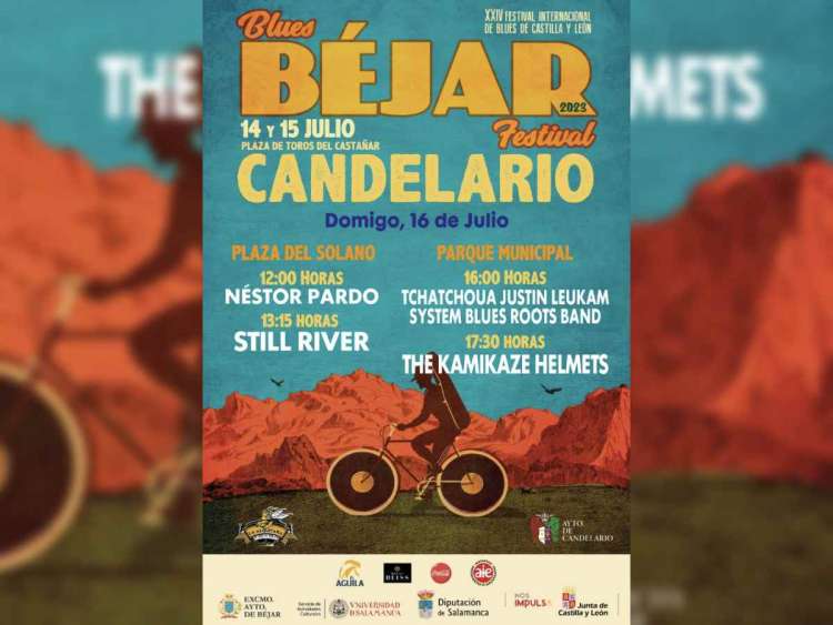 Cartel festival de Blues en Candelario