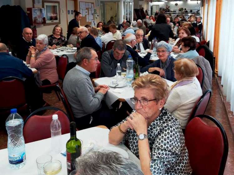 Comida de convivencia en el Centro de Día de Béjar
