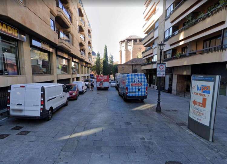 Calle Bordadores en Salamanca