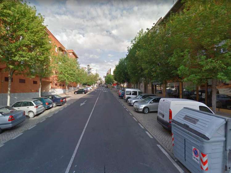 Calle camino de las Aguas, en la que se produjeron los hechos