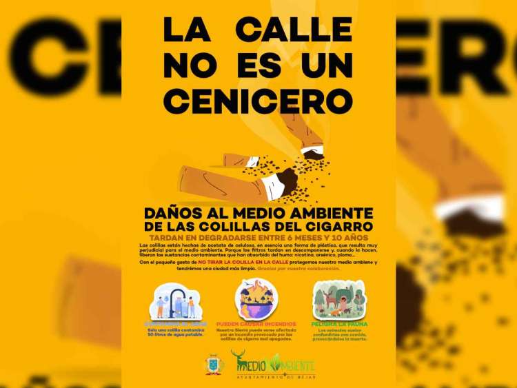 Cartel que promueve la actividad