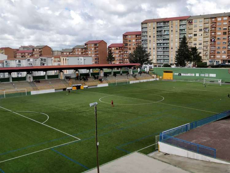 Vista del campo de fútbol Mario Emilio, Béjar