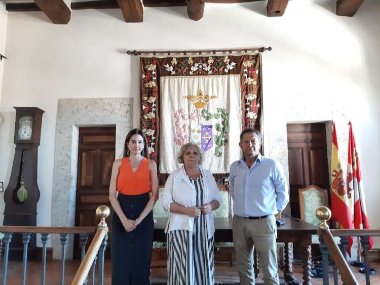 Visita de la subdelegada del Gobierno a Candelario