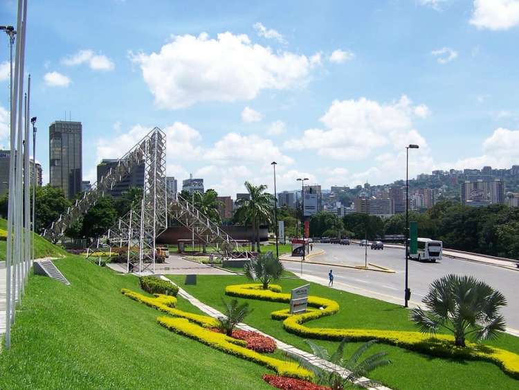 Vista parcial de Caracas